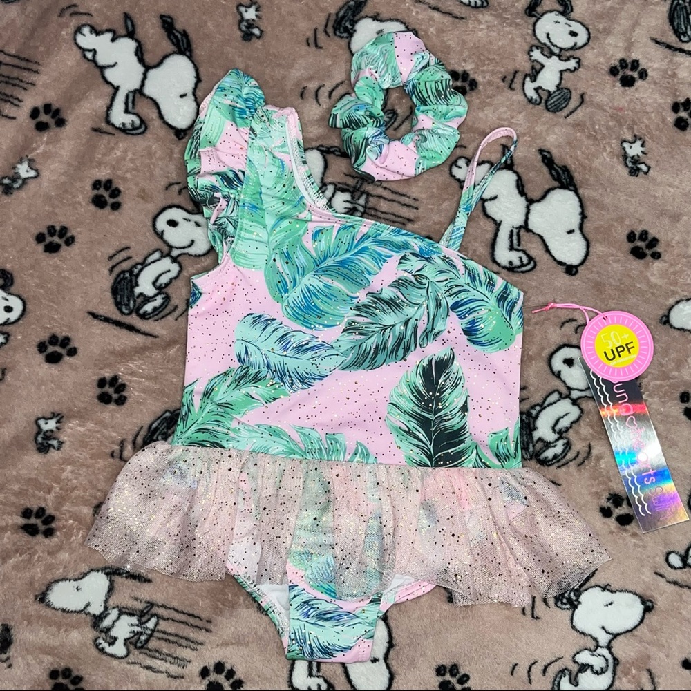 Young Hearts Swim One Piece Swimsuit 3T